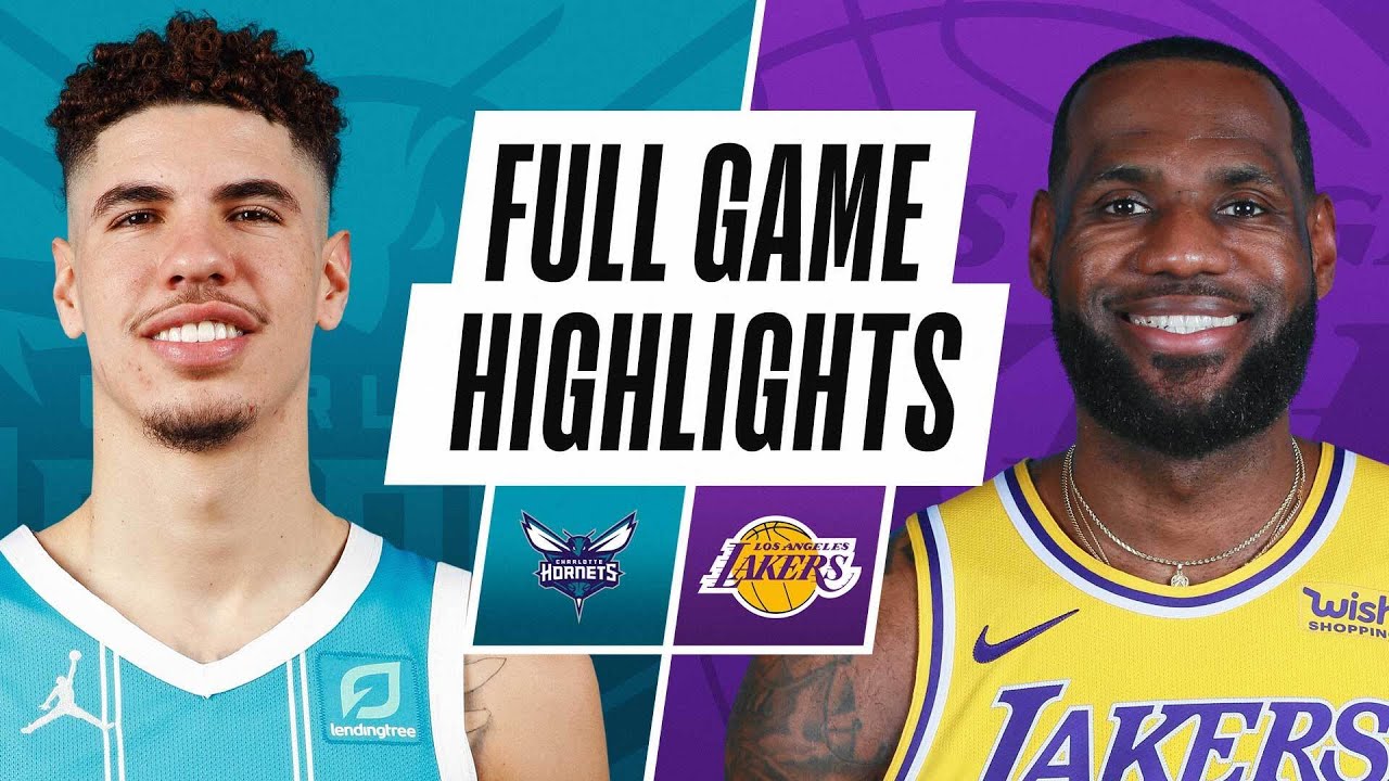 Hornets At Lakers Full Game Highlights March 18 2021 Youtube