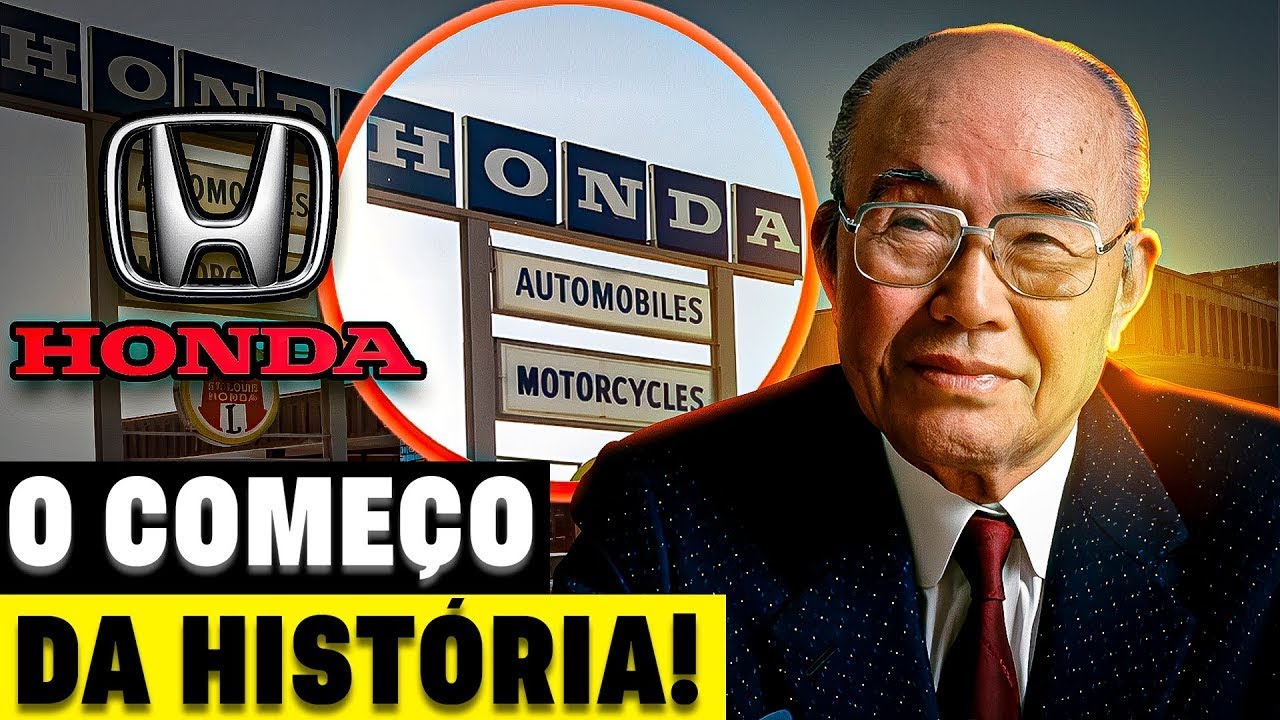🚨 COMO A HONDA NASCEU E QUEM FEZ TODAS AS ESTRATÉGIAS PARA SER UMA DAS MELHORES MONTADORAS JAPONESAS