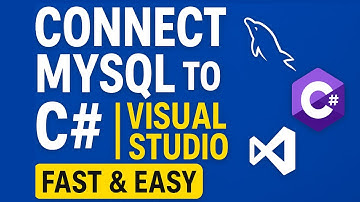 C# MySQL Connection in Visual Studio 2026