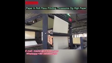 Notebook Web Double Feida Flexo Printing Machine From Koten Machinery