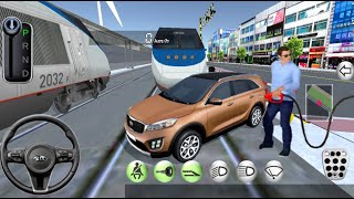 Microbus Vs Train Crazy Driving || Car Driving Simulator || Bast Android gameplay screenshot 3