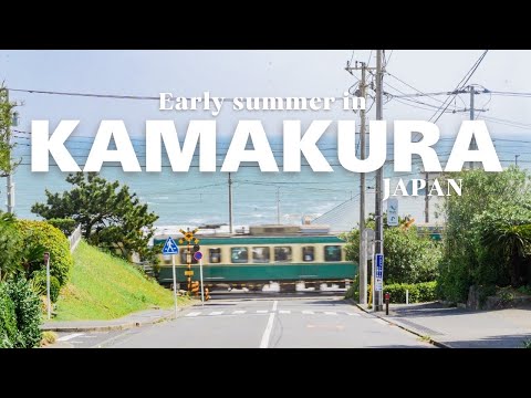 A seaside town like Anime | Kamakura Train Trip near Tokyo | Japan Travel Vlog