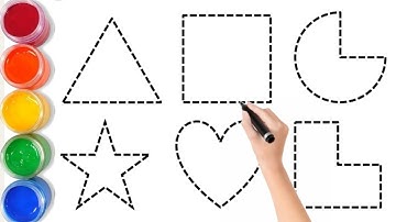 Fun Shapes Song for Kids | Learn 2D Shapes & Colors | Preschool & Kindergarten 373