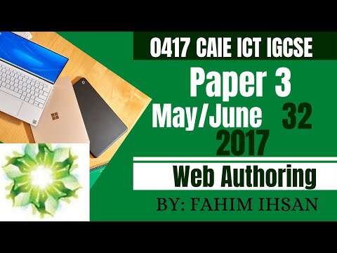 Igcse Ict 0417P322017 May - June