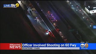 CHP Officer Fatally Shoots Suspect, Eastbound 60 Freeway In Monterey
