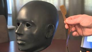 Tactilus used to Evaluate the Comfort of Sunglasses | Real-time Tactile Surface Sensor & Software