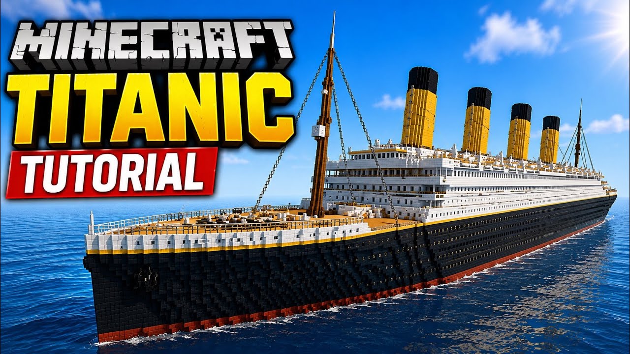 Minecraft: How to Build the RMS TITANIC | Part 1