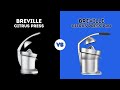 BREVILLE CITRUS PRESS VS BREVILLE CITRUS PRESS PRO COMPARISON 
