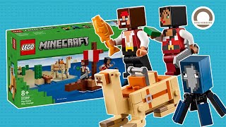 LEGO Minecraft’s FIRST-EVER Camel + Pirates! The Pirate Ship Voyage 21259 Speed Build!