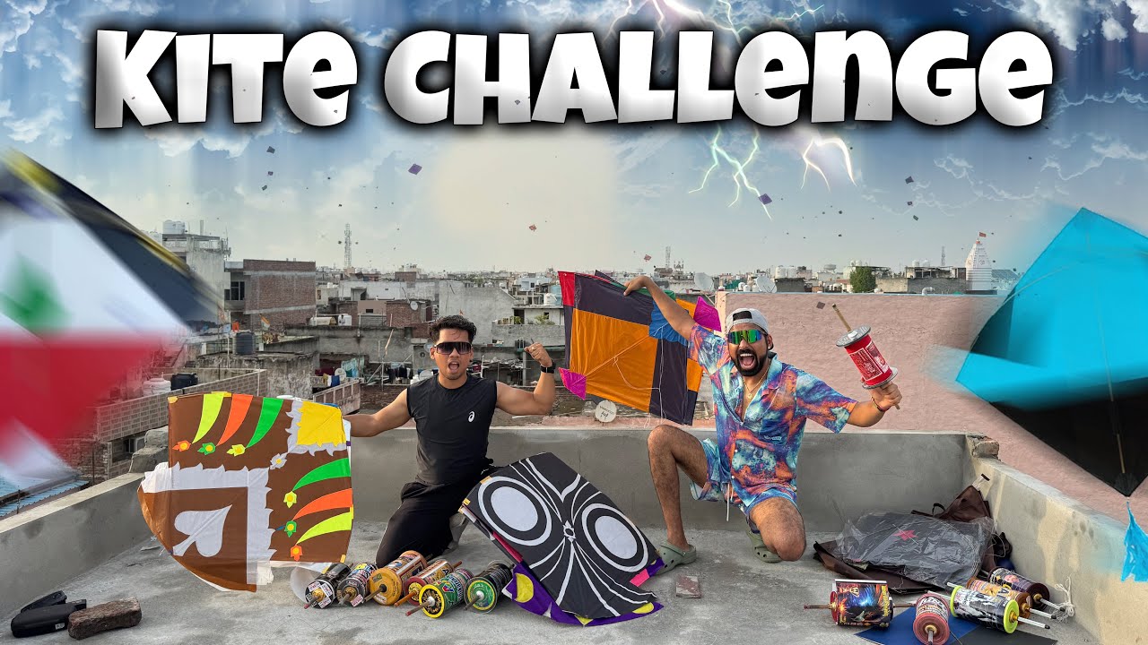 INDIA's BIGGEST KITE CUTTING CHALLANGE - WINNER GETS IPHONE 16