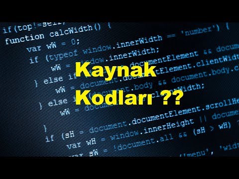 Video: Sayfanın Kaynak Kodu Nasıl Açılır