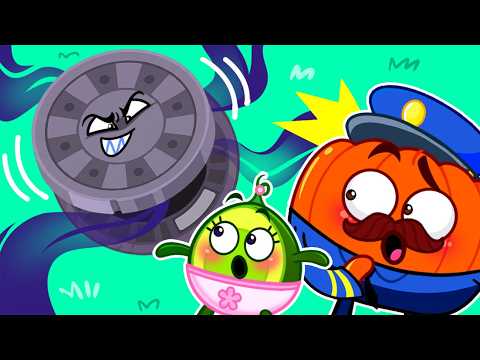 Clang, Clang! Manhole Monster 🕳️❌ Don’t Jump on Manholes Kids! Safety Songs for Kids