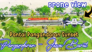 Pantai Pangandaran Sunset View Drone || Pangandaran Sunset Beach View Drone FIMI X8 Mini 2021