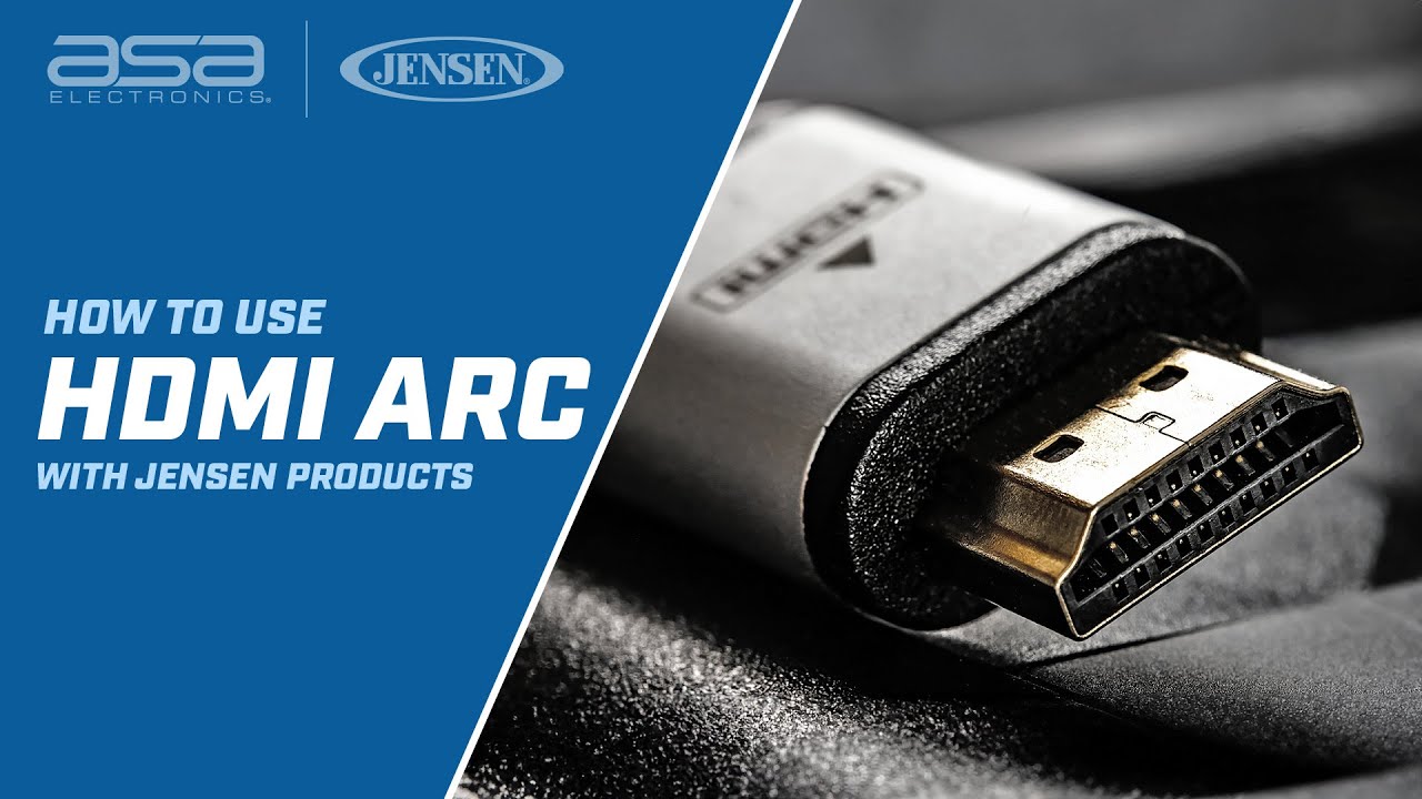How To Use HDMI ARC (Audio Return Channel) With JENSEN® Products 