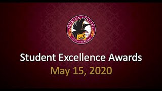 Student Excellence Awards 2020
