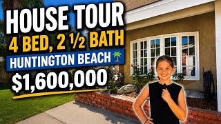 Property tour of Huntington Beach 3 bedroom 2.5 bathroom home