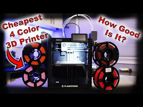 Flashforge Ad5x - The Cheapest 4 Color 3d Printer