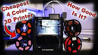 Flashforge ADX5 - The Cheapest 4 Color 3D Printer