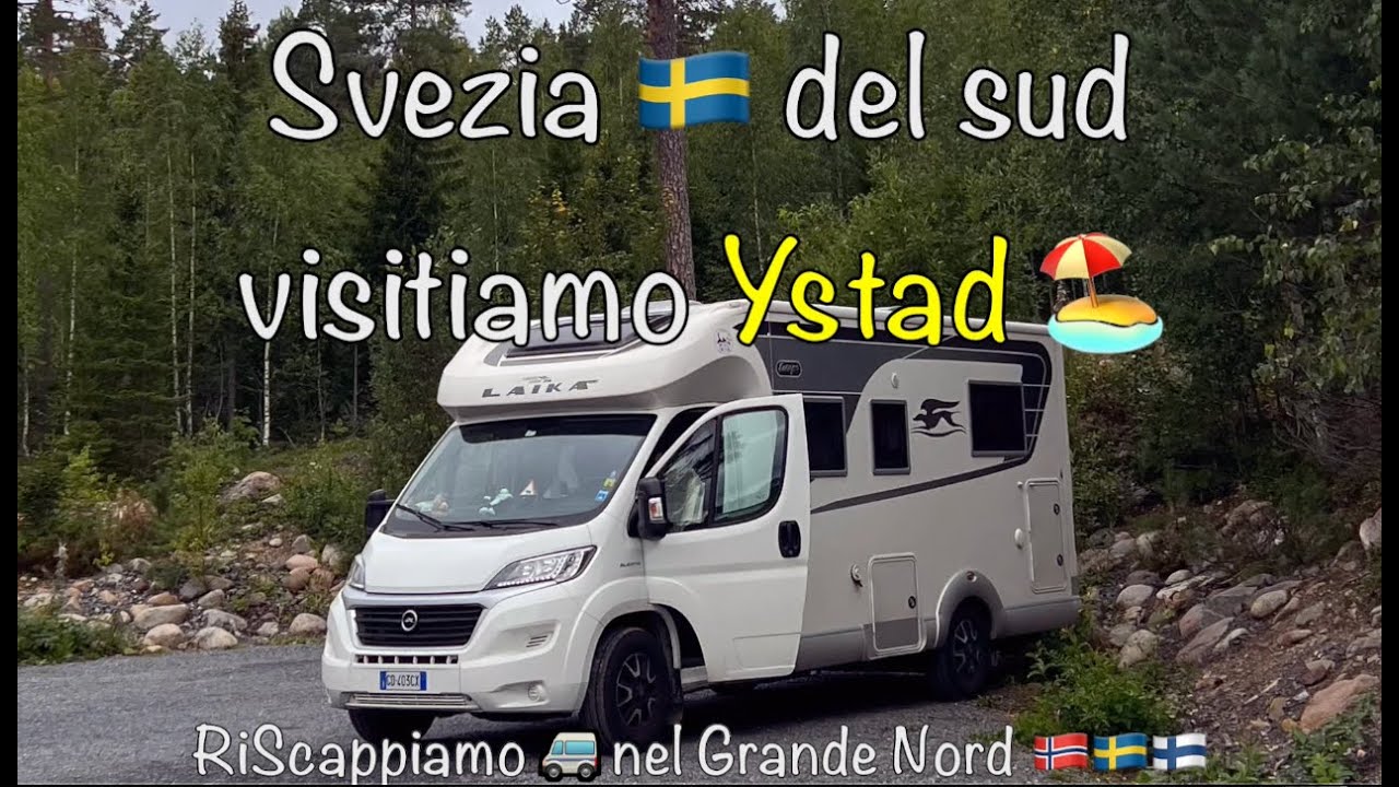 Svezia 🇸🇪 del sud in camper 🚐 visitiamo Ystad 🏖️