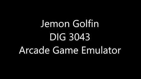 Jemon Golfin | DIG 3043 | Arcade Game Emulator