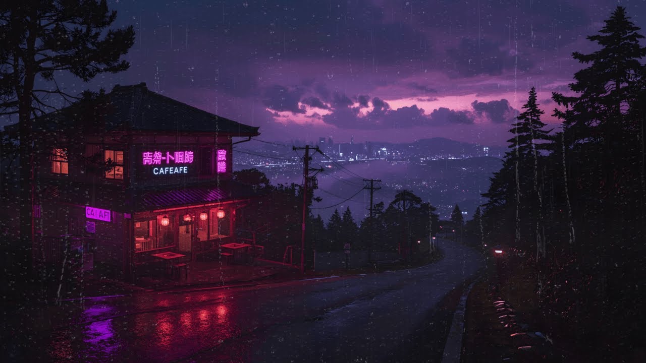 90s Rain at Midnight — Lofi Music for Deep Work