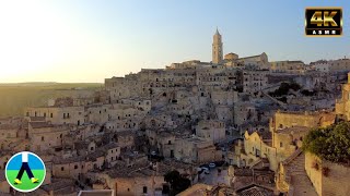 Matera - The Most Beautiful Town in Italy -  A Picturesque Ancient Town Cinematic Harmonious 4K ASMR