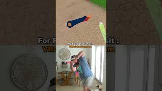 At Last Gets a Half Volley – Hits It Back in the Same Place for Two #Cricket #HalfVolley #Four