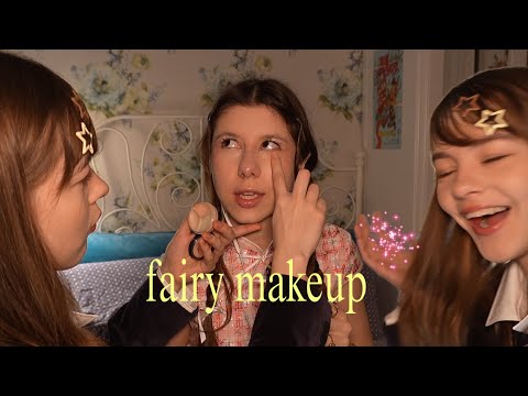 ASMR: my Sister Gives Me a Fairy Makeover 🧚‍♀️💖