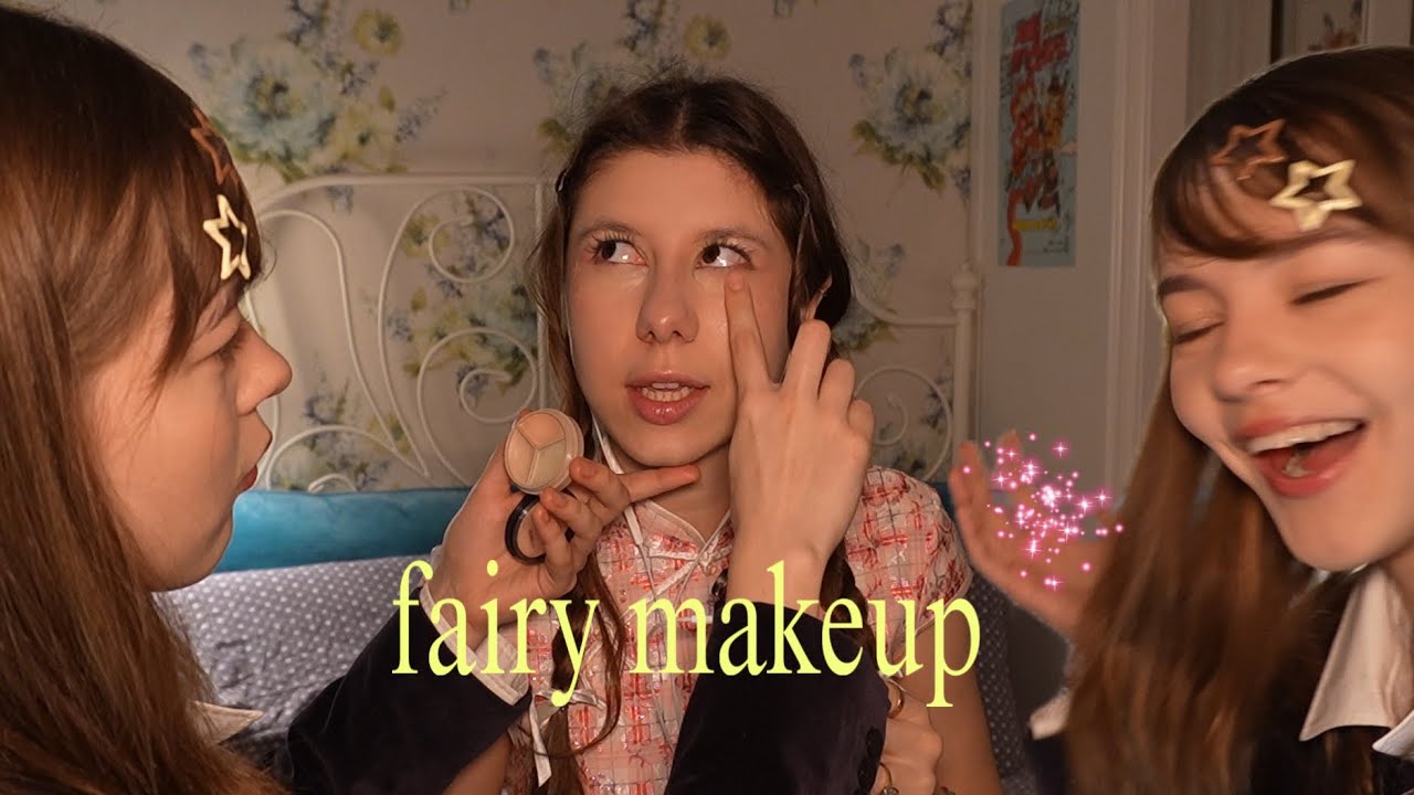 ASMR: my Sister Gives Me a Fairy Makeover 🧚‍♀️💖