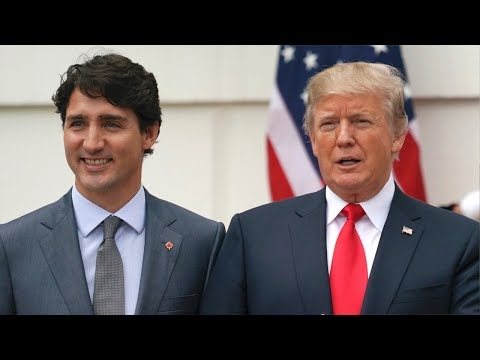 Trump reiterates desire to renegotiate NAFTA in meeting with Trudeau