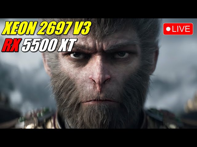 XEON 2697 V3 + RX 5500 XT - TESTE EM JOGOS - YouTube