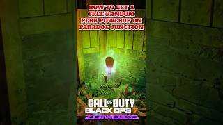 How To Get A Free Random Perk Powerup Easter Egg on Paradox Junction - Black Ops 7 Zombies