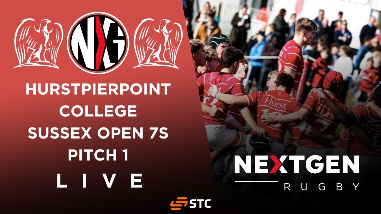 LIVE RUGBY: HURSTPIERPOINT COLLEGE U18 SUSSEX OPEN 7s | SCHOOL 7s - PITCH ONE