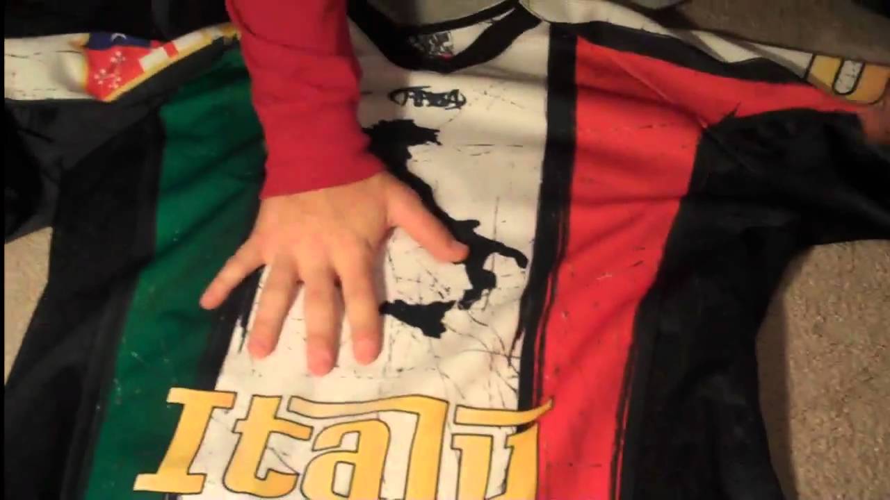 Paintball clothing padding show with custom jersey!