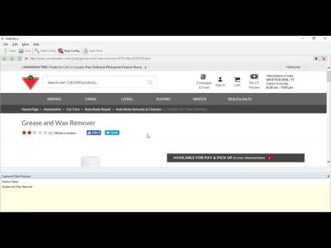 Scraping product details by submitting SKU list | WebHarvy