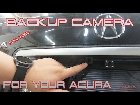 2004 05 06 07 08 Acura TL Backup Camera Install Complete Video