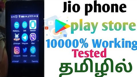 (தமிழ்) How to use Android Apps on Jio Phone playstore vs JBstore in tamil