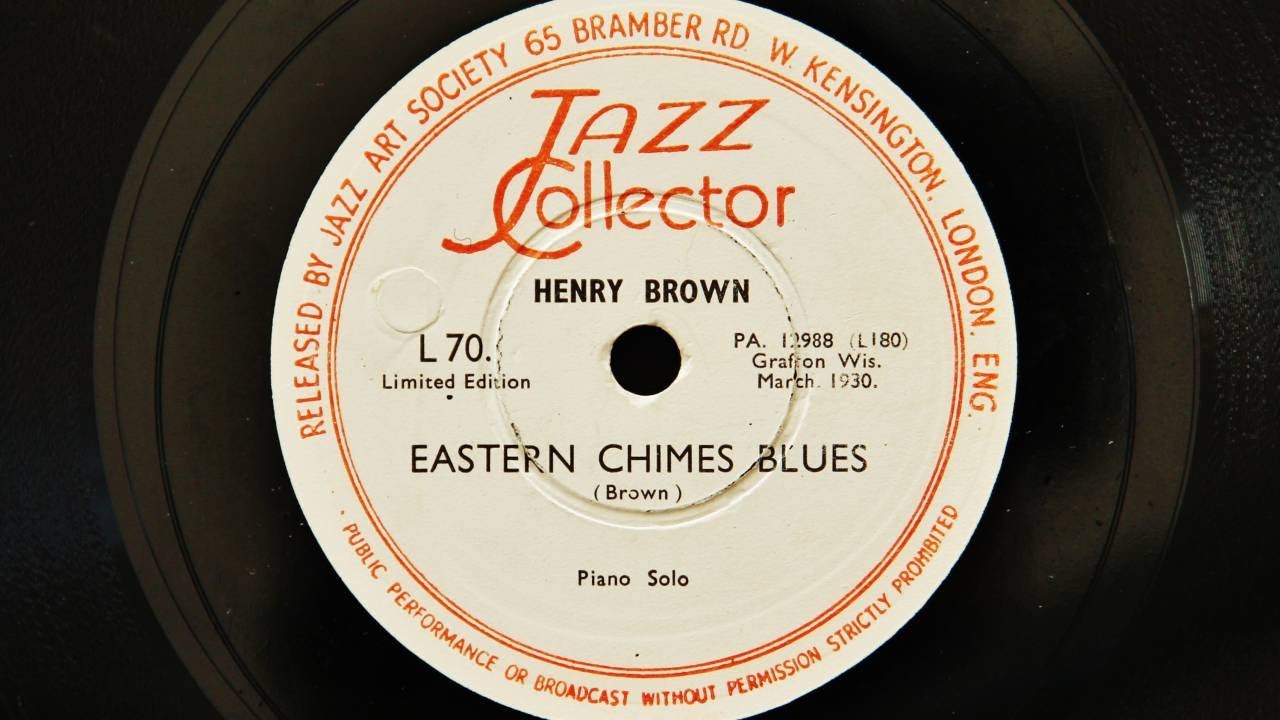 Henry Brown Eastern Chimes Blues (1930) YouTube