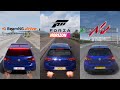 BeamNG.drive vs Forza Horizon 5 vs Assetto Corsa | VW Golf 7 R | Sound Exhaust Check