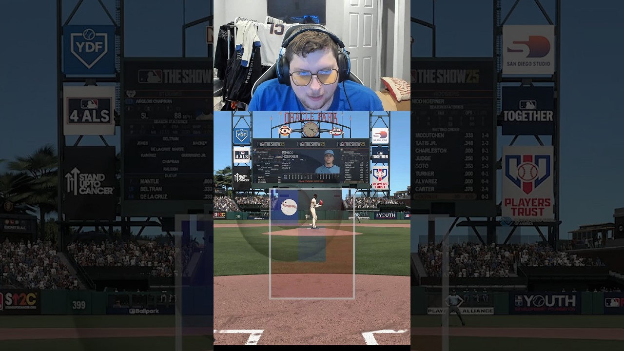 I let him choose the pitch 😭