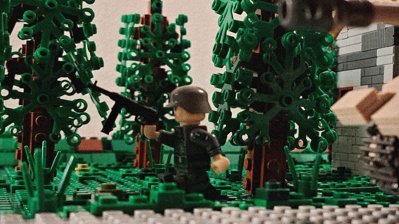 The battle of Caen WW2 [Stop motion]