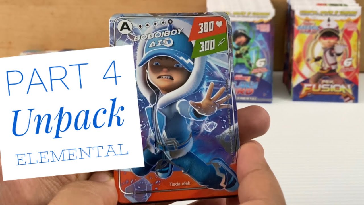 Part 4 : Unpack Semua 42 Pack Boboiboy Galaxy Card - YouTube