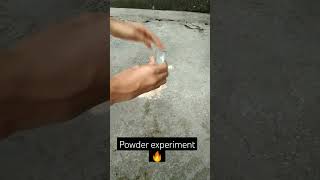 powder experiment candle experimentsanitizer