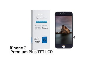 #lcd #iphone #lcdscreen Hispider iPhone 7 Premium Plus TFT LCD screen Replacement Assembly test