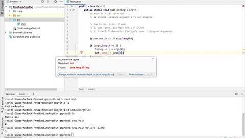 How to use command line arguments in Java