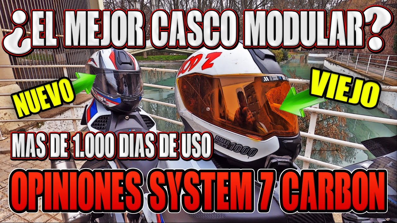 CASCO DE MOTO MODULAR SYSTEM 7 CARBON !!! UN CASCO DE ALTA GAMA 2 EN 1 FULL CARBONO - YouTube