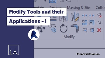 Modify tools and their applications in Revit Part - 1