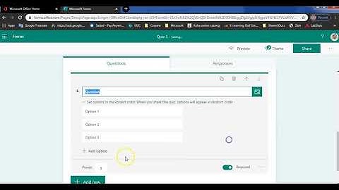 Creating Quiz in Microsoft Teams | Faculty Members