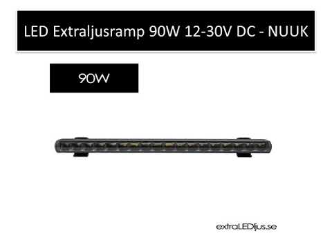 LED Extraljusramp 90 W - extraLEDljus.se