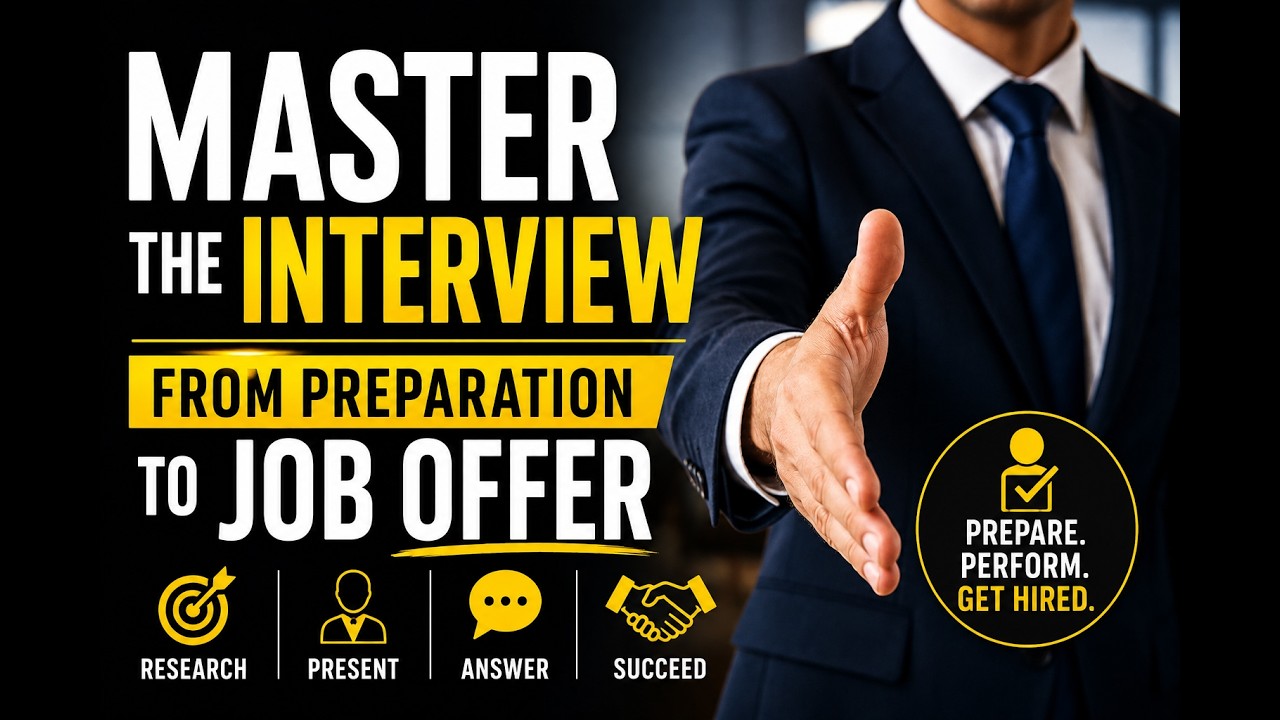 Master the Interview: From Preparation to Job Offer
